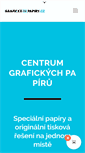 Mobile Screenshot of graficke-papiry.cz